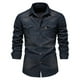 thumbnail image 1 of Camisa Vaquera AIOPESON Hombre Manga Larga Algodón AIOPESON  camisa de mezclilla de algodón, 1 of 6
