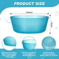 thumbnail image 2 of HLONK 12 Pcs Kids Plastic Bowls Happon14 oz Small Cereal Bowls  Toddler Snack Bowls for Children Dish Cereal Soup Snack  4 Colors, 2 of 6