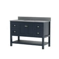thumbnail image 2 of Bristol 48 Inch Modern Console Vanity with Rectangular Undermount Sink - Navy, 2 of 2