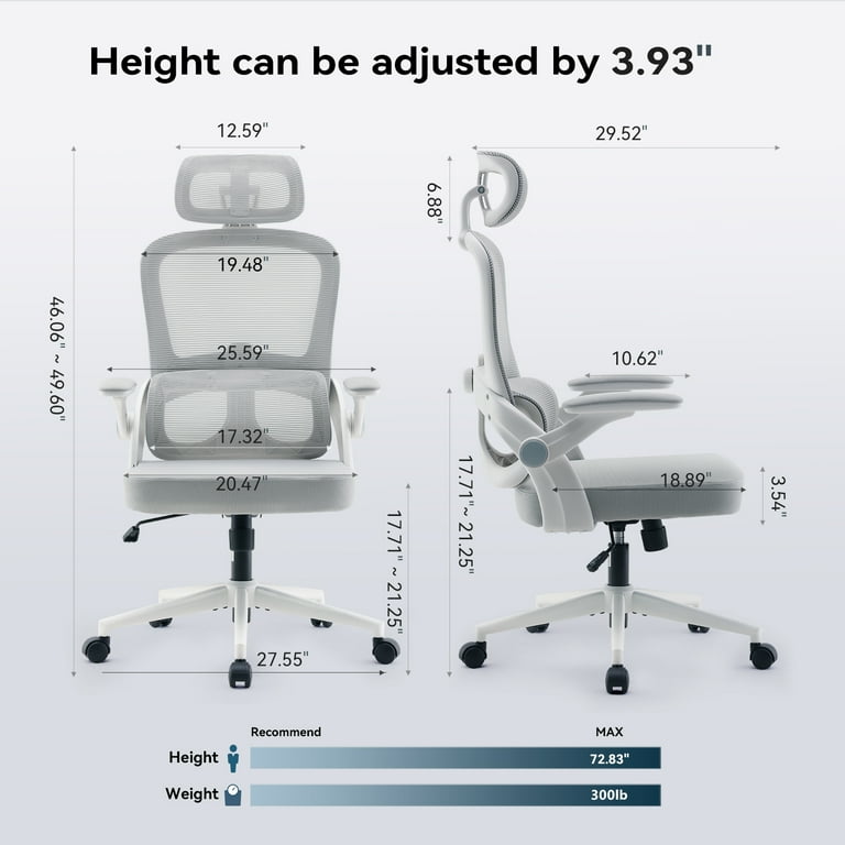 SIHOO M102C Ergonomic Office Chair, Mesh Desk Chair with SIHOO M102C Ergonomic Office Chair, Mesh Desk Chair with