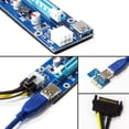 thumbnail image 3 of Adaptador PCIe Riser de 6 pines de 1x a 16x para minería GPU Rise Vhermosa  CZDZ-HQ14, 3 of 4