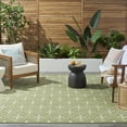 thumbnail image 4 of Nourison Essentials Outdoor Green Ivory 6' x 9' Area Rug (6x9), 4 of 9