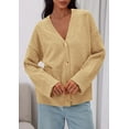 thumbnail image 3 of PRETTYGARDEN Women's Oversized Cardigan Sweaters Trendy Chunky Knit Long Sleeve V Neck Button Down Fall Winter Outfits, 3 of 8
