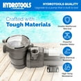 thumbnail image 2 of Swimline HydroTools Hydro Flo 1.0 HP Vertical Discharge Swimming Pool Pump, 2 of 12