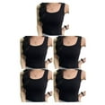 thumbnail image 3 of Camiseta sin mangas Minnieouse Cuello cuadrado Ropa deportiva informal Mujer, 3 of 6