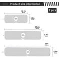 thumbnail image 4 of Coolnut 2 Pack Faucet Mat Splash Guard for Kitchen Sink,White 30x5 Inch Super Absorbent Microfiber Sink Protector Mat, Kitchen Sink Mat Machine Washable Kitchen Sink Accessories, 4 of 7