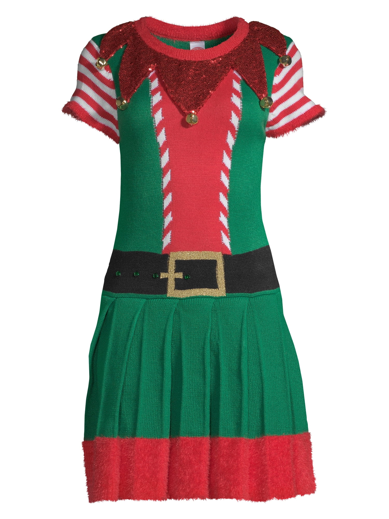 Elf sweater cheap dress walmart