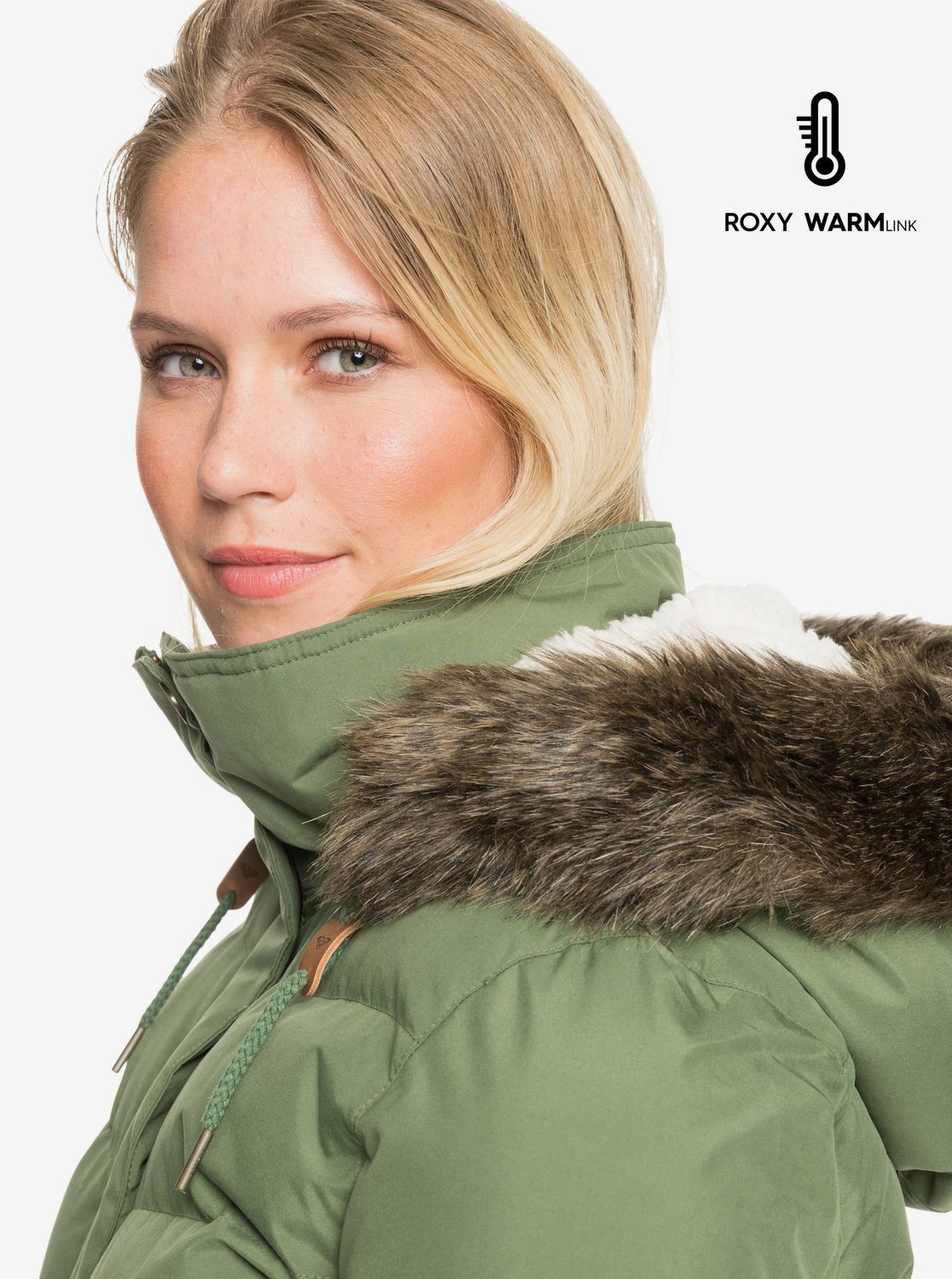 Roxy Ellie Plus Waterproof Longline Puffer Jacket - Women's - image 2 of 5