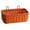 Orange, variant on deevoka Storage Basket Wall Hanging Decor for Garden Flower Pot Farmhouse Wall Decor Brown