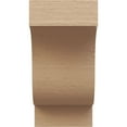 thumbnail image 2 of 9"W x 9"D x 18"H Wide Newport Rough Cedar Woodgrain TimberThane Corbel, Primed Tan, 2 of 6