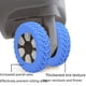 thumbnail image 3 of Funda protectora de silicona para ruedas de equipaje y zapatos con ruedas, funda protectora de silicona con reducción de sonido para sillas, 3 of 6