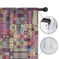 thumbnail image 4 of Blackout Kids Curtains,Multicolor Ethnic Patchwork Pattern Childrens Insulated Curtains Set Of 2,Bedroom Essentials,Toddler Room Decor 42x84in(106x213cm), 4 of 5