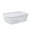 Clear Size L H1, variant on Transparent Covered Rectangular Refrigerator Food Container Storage Box EDHITNR Leak Proof PP Box for Produce Meal Prep