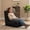 Black, variant on Big Joe Hangzone Lightweight Bean Bag Chair for Kids, Black Smartmax