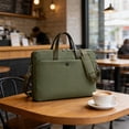 thumbnail image 5 of Premium 14-Inch Laptop Messenger Bag with Water-Repellent Fabric, Soft Lining, Multiple Storage Compartments & Comfortable Carrying Strap, 5 of 5