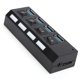 thumbnail image 2 of USB 3.0 Hub USB Splitter USB Port USB Adapter USB Hub Charger Multi USB Port ExpanderConcentrador USB 3.0, puerto USB Transmisión estable y confiable de 5 Gbps para teclado LHCER NONE, 2 of 5