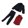 thumbnail image 1 of Figura de acción a escala 1:12, ropa en miniatura, ropa para muñecas de 6 pulgadas para hombre Rojo, 1 of 8