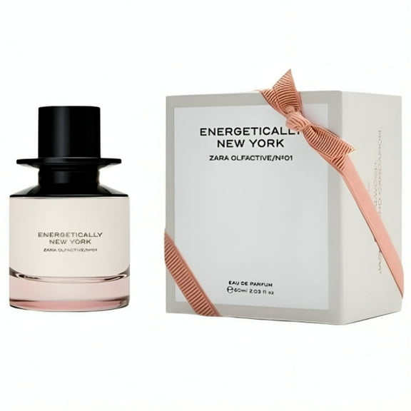 Zara Energetically New York Limited Edition Women Perfume Woody Spicy Scent with Cardamom Jasmine & Sandalwood by Jo Malone CBE Eau de Parfum EDP 60ml (2.3 fl. oz.)
