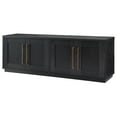 thumbnail image 3 of Evelyn&Zoe Tillman Rectangular TV Stand for TV's up to 75", Black Grain, 3 of 8