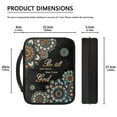 thumbnail image 5 of ZUXONGSY Boho Mandala Hummingbird Print Bible Cover for Women Men Bible Case Bible Bag Bible Carrying Case Bible Protective with Handle Lightweight Bible Accessories Bible Gift, 5 of 6
