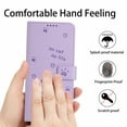 thumbnail image 6 of Allytechgroup Compatible with Moto G Stylus 2023 Flip Wallet Case, PU Leather with Credit Card Slot Military Grade Drop Protection Cover for Motorola G Stylus 2023 4G, Purple, 6 of 8