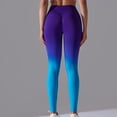 thumbnail image 5 of Ynynloco Leggings for Women Gradient Butt Lifting Seamless High Waisted Compression Yoga Pant Workout Tummy Control Running Quick Dry Leggings, 5 of 7