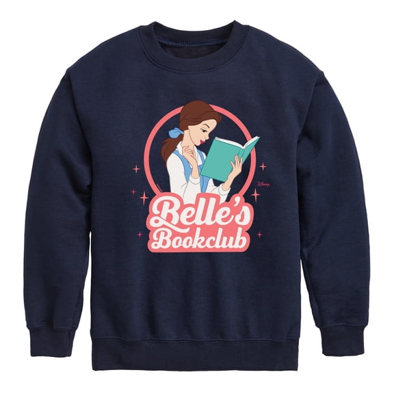 Disney - Belles Book Club - Youth Boys Crew Fleece Sweatshirt