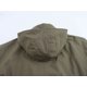 thumbnail image 5 of Chaqueta cortavientos verde militar para mujer, abrigo holgado de gran tamaño con capucha, de una sola botonadura abrigo grueso, ropa de calle, Otoño e Invierno, 5 of 5