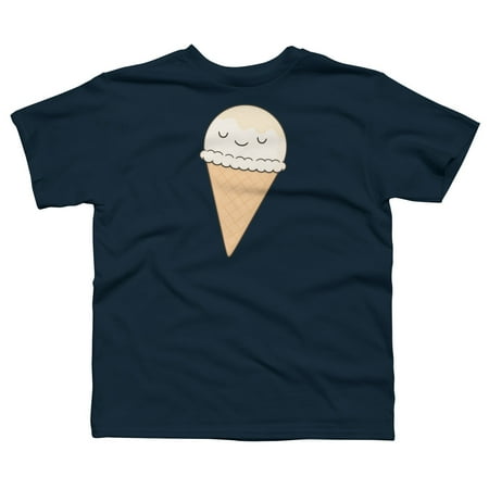 Ice Cream Boys Navy Blue Graphic Tee - Design By Humans XL