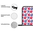 thumbnail image 5 of Oven Mitts and Pot Holders 4 Piece, Blueberries berry pattern High Heat Slip Resistant Oven Mitt and Trivets Set Kitchen Oven Glove Pot Holders for Cooking Baking Grilling, 5 of 7