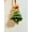 Gradient Green, variant on Creative Crochet Mini Cotton Yarn Christmas Tree Hanging Ornaments for Car Rear View Mirror