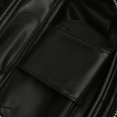 thumbnail image 2 of Étui de Rangement en Cuir Noir avec Fermeture Éclair pour Fumeur 3 Tuyaux + Pochette pour Tabac, 2 of 6