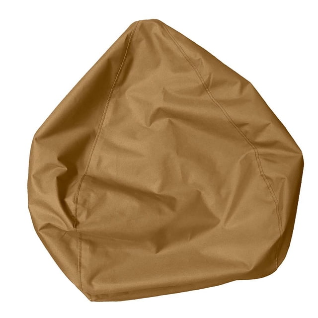 Inteprter Funda impermeable para puf sin relleno Soporte para animales de peluche Rosa Decoración del hogar Café 60x65cm
