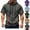 Dark Gray, variant on HAJWOH Hoodies for Men Zip Up Short Sleeve Lightweight Jacket Workout Gym Muscle Shirts with Pocket