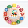 thumbnail image 1 of Reloj despertador Qin de ocho tonos con cuentas pequeñas, juego de piano para niños, juguete de madera para bebés, bloques de construcción educativos para educación temprana, 1 of 6