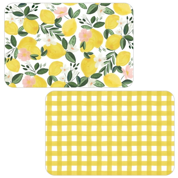 Conimar Lemons on the Vine Reversible Flexible Plastic Placemat