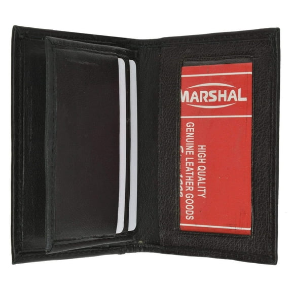 Lambskin Soft Leather Credit Card Holder with ID window for Men 155 (C)