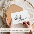 thumbnail image 3 of Thank You Cards With Matching Stickers, Durable Kraft Envelopes For Graduations Engagements, 24PCS, 3 of 5