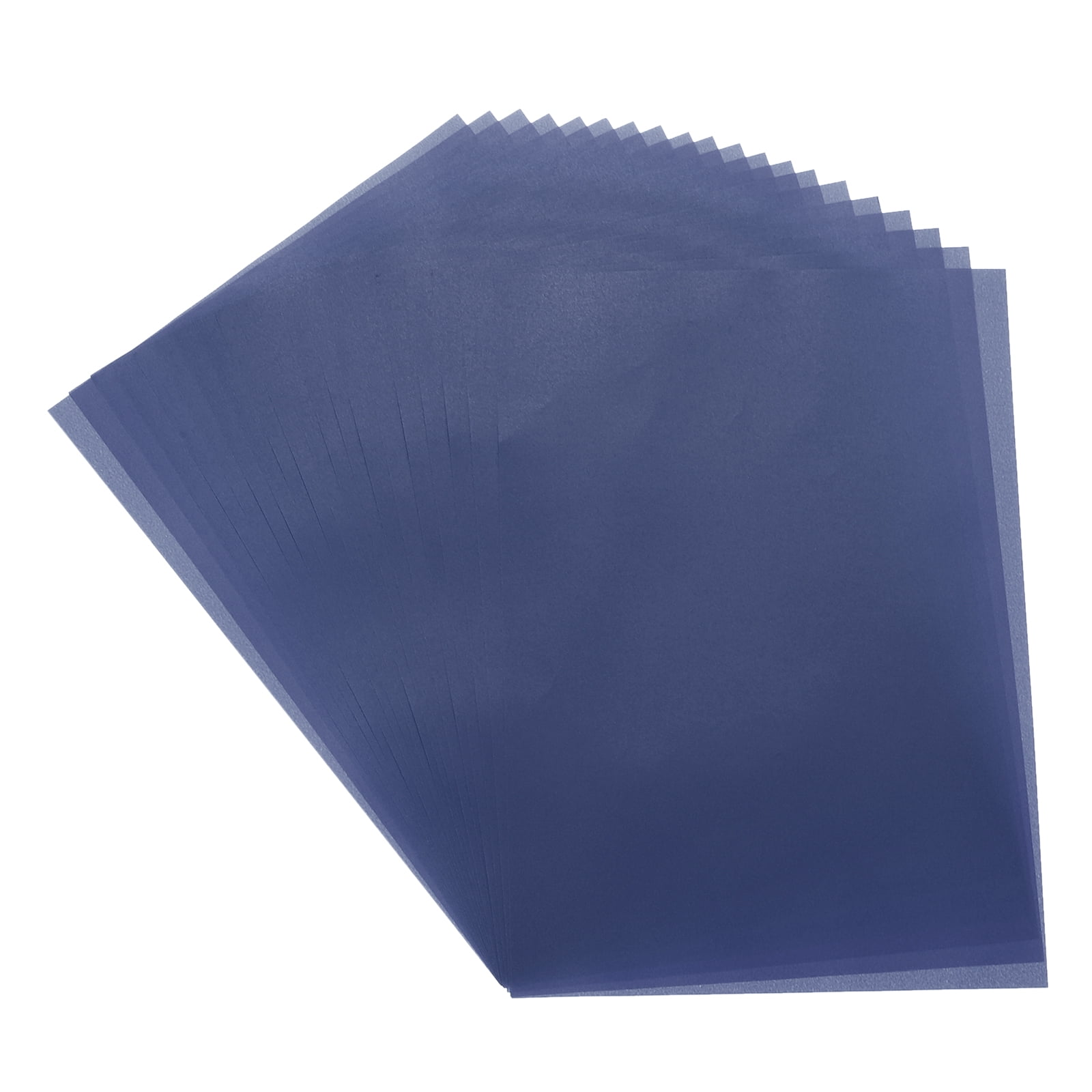 50 Sheet Deep Blue Transparency 11.7" x 8.2" Printable Vellum Paper for Printing Wedding Invitations