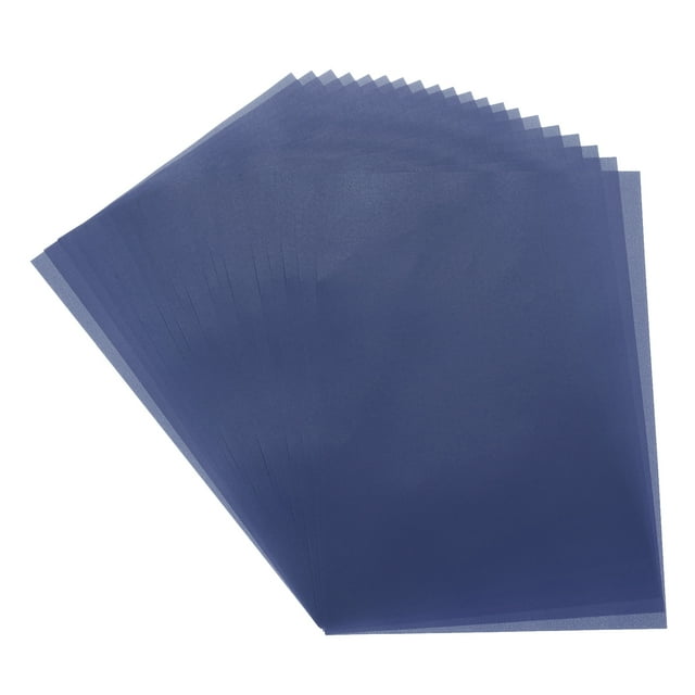 50 Sheet Deep Blue Transparency 11.7" x 8.2" Printable Vellum Paper for Printing Wedding Invitations