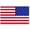 5x8 Rev- American, variant on Magnet Me Up American Flag Vinyl Automotive Magnet Decal, 5x8 In, Red, White and Blue