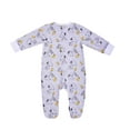 thumbnail image 4 of Peanuts Boy's Snoopy Footed Coverall Bodysuit Onesie with Hat Set, 4 of 4