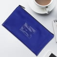 thumbnail image 1 of LABSERRON 2pcs Zipper Cash Wallet Blue Fake with Clear Window for Document Management, 1 of 7