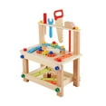 thumbnail image 1 of Montessori Wooden Workbench Tools Toy Construction for Toddlers, 1 of 8