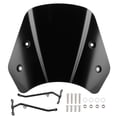 thumbnail image 4 of FLAMEEN Motorcycle Long Stents Windshield Windscreen Wind Deflector Fit For Benelli Leoncino 500,Headlight Fairing,Motorcycle Windscreen, 4 of 8