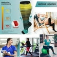thumbnail image 4 of LNGOOR 3 Paires Bas de Compression Grande Taille pour Femmes Hommes Mollet Grand 20-30 mmHg Très Grand pour Soutien de la Circulation Récupération TTG, 4 of 6