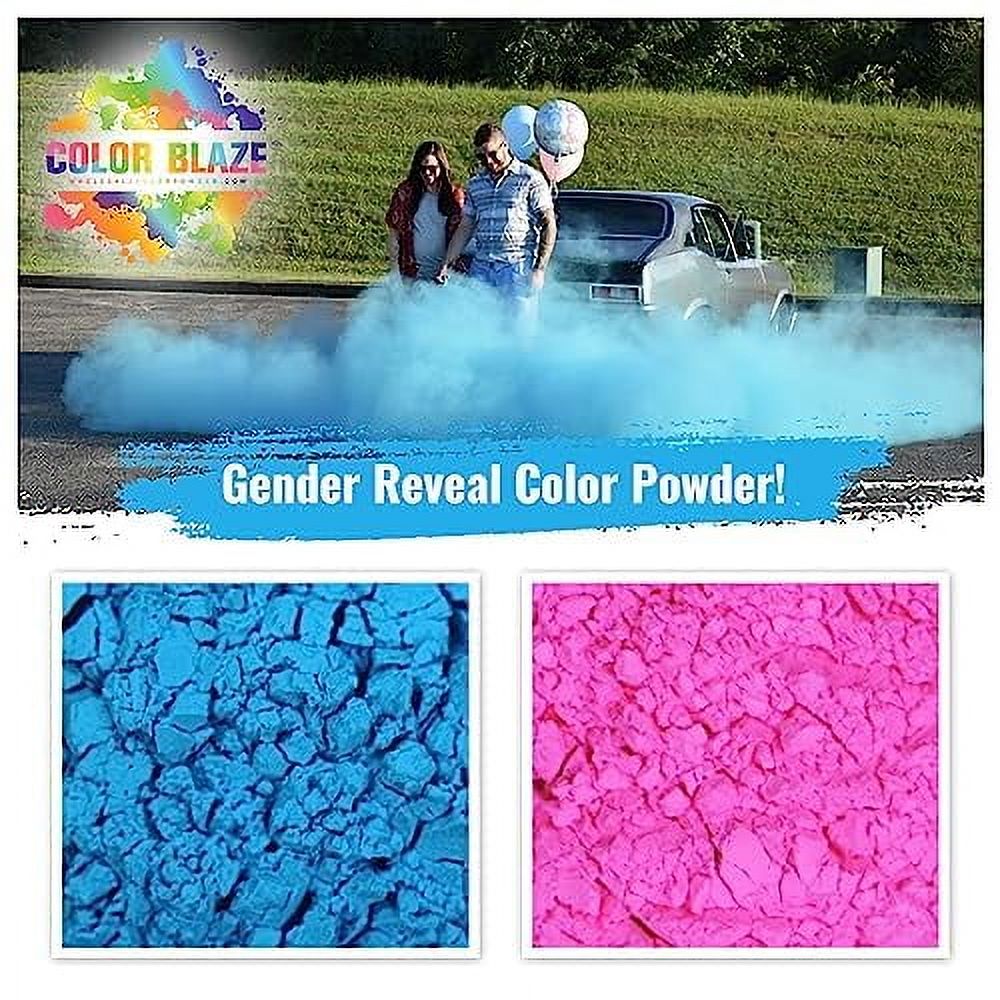 Blue Gender Reveal Powder - 25 Lbs Jumbo Bag, Non-Toxic Holi Powder, For Large Reveal Parties