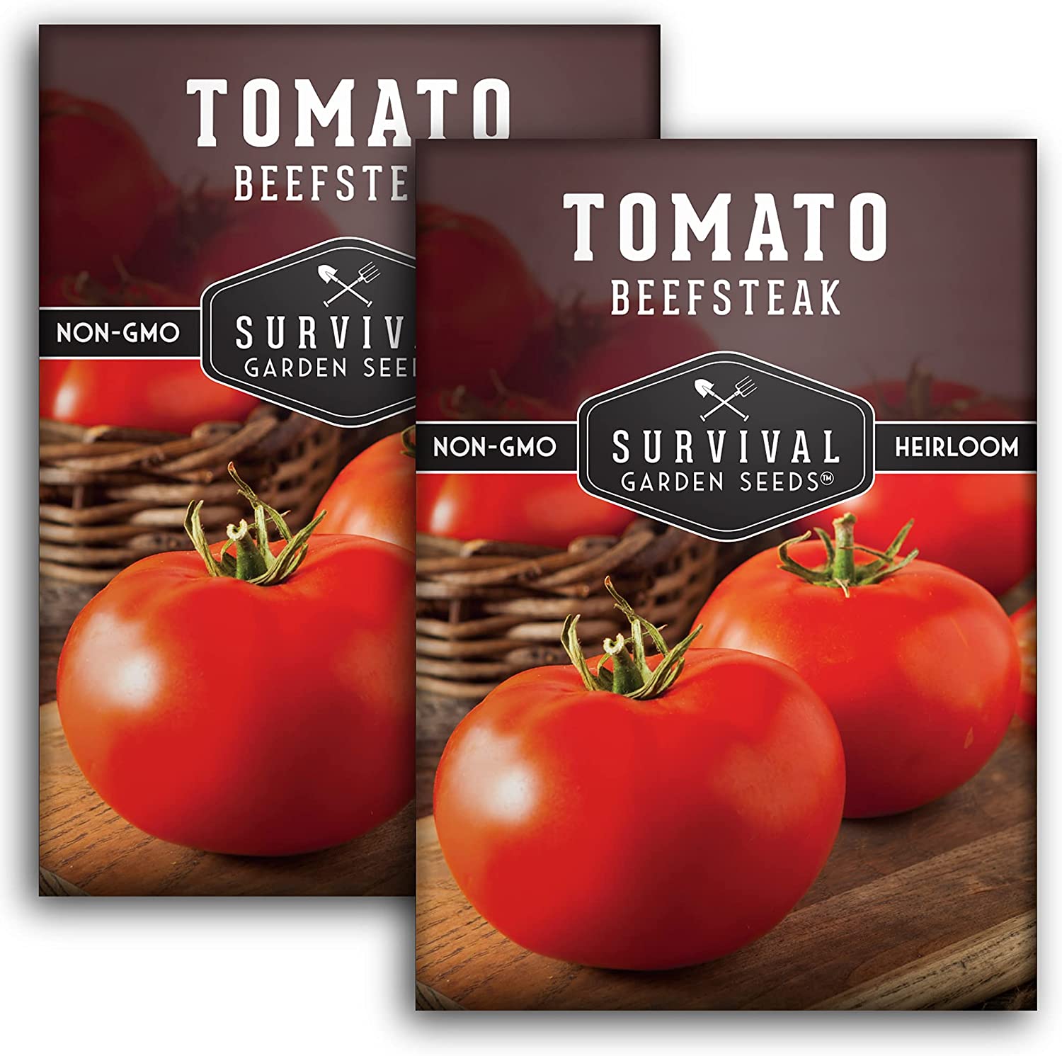Survival Garden Seeds 2 Packets Beefsteak Tomato Seed NonGMO