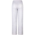 thumbnail image 2 of SofiePJ, Women's, Printed Long Sleepwear Lounge Pajama Pants, Light Grey, M, 2 of 2