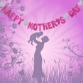 thumbnail image 2 of Minkissy Bunting Banner 1Pcs In 2 * 5.5 Inch Size For Mother's Day Photo Prop, 2 of 6